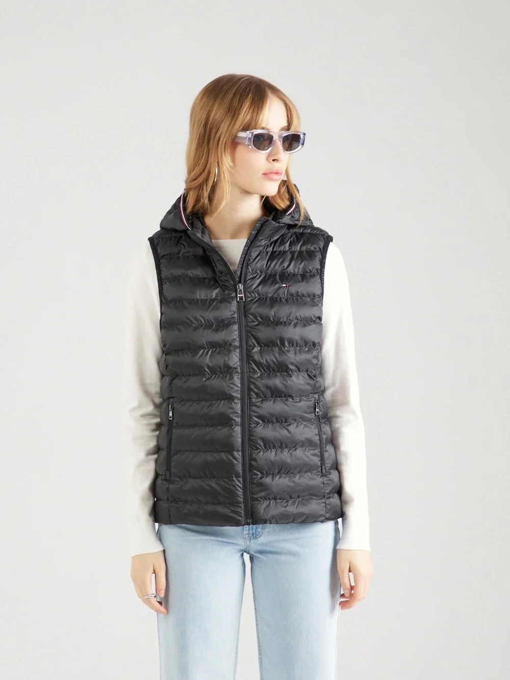 Tommy Hilfiger Women's Black Gilet Large